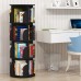 360° Rotating Stackable Shelves Bookshelf Organizer - Black